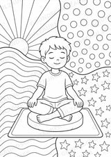 Yoga POP Art Ausmalbilder 15 Malvorlagen – Materialseite 2
