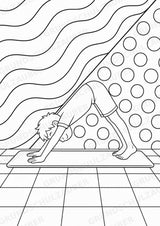 Yoga POP Art Ausmalbilder 15 Malvorlagen – Materialseite 5