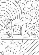 Yoga POP Art Ausmalbilder 15 Malvorlagen – Materialseite 8