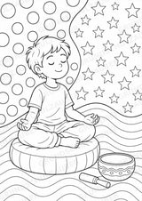 Yoga POP Art Ausmalbilder 15 Malvorlagen – Materialseite 12