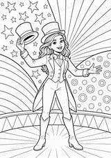 Zirkus POP Art Ausmalbilder 15 Malvorlagen – Materialseite 2