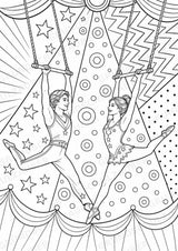 Zirkus POP Art Ausmalbilder 15 Malvorlagen – Materialseite 4