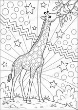 Zootiere POP Art Ausmalbilder 15 Malvorlagen – Materialseite 3