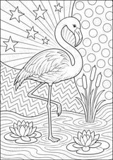 Zootiere POP Art Ausmalbilder 15 Malvorlagen – Materialseite 9