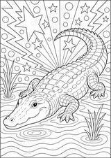 Zootiere POP Art Ausmalbilder 15 Malvorlagen – Materialseite 15