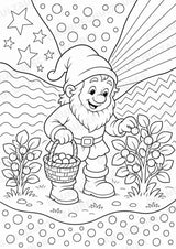 Zwerge POP Art Ausmalbilder 15 Malvorlagen – Materialseite 13