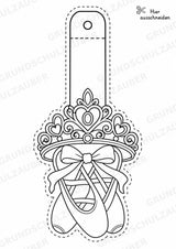 Ballett Girlande Fensterdeko Basteln Ausmalbild Ausschneiden 15 Vorlagen – Materialseite 4