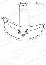 Banane Girlande Fensterdeko Basteln Ausmalbild Ausschneiden 15 Vorlagen – Materialseite 2