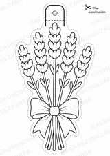 Blumen Girlande Fensterdeko Basteln Ausmalbild Ausschneiden 15 Vorlagen – Materialseite 13