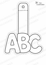 Buchstaben Girlande Fensterdeko Basteln Ausmalbild Ausschneiden 15 Vorlagen – Materialseite 2