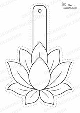 Buddhismus Girlande Fensterdeko Basteln Ausmalbild Ausschneiden 15 Vorlagen – Materialseite 2