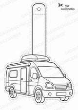 Camping und Wandern Girlande Fensterdeko Basteln Ausmalbild Ausschneiden 15 Vorlagen – Materialseite 6