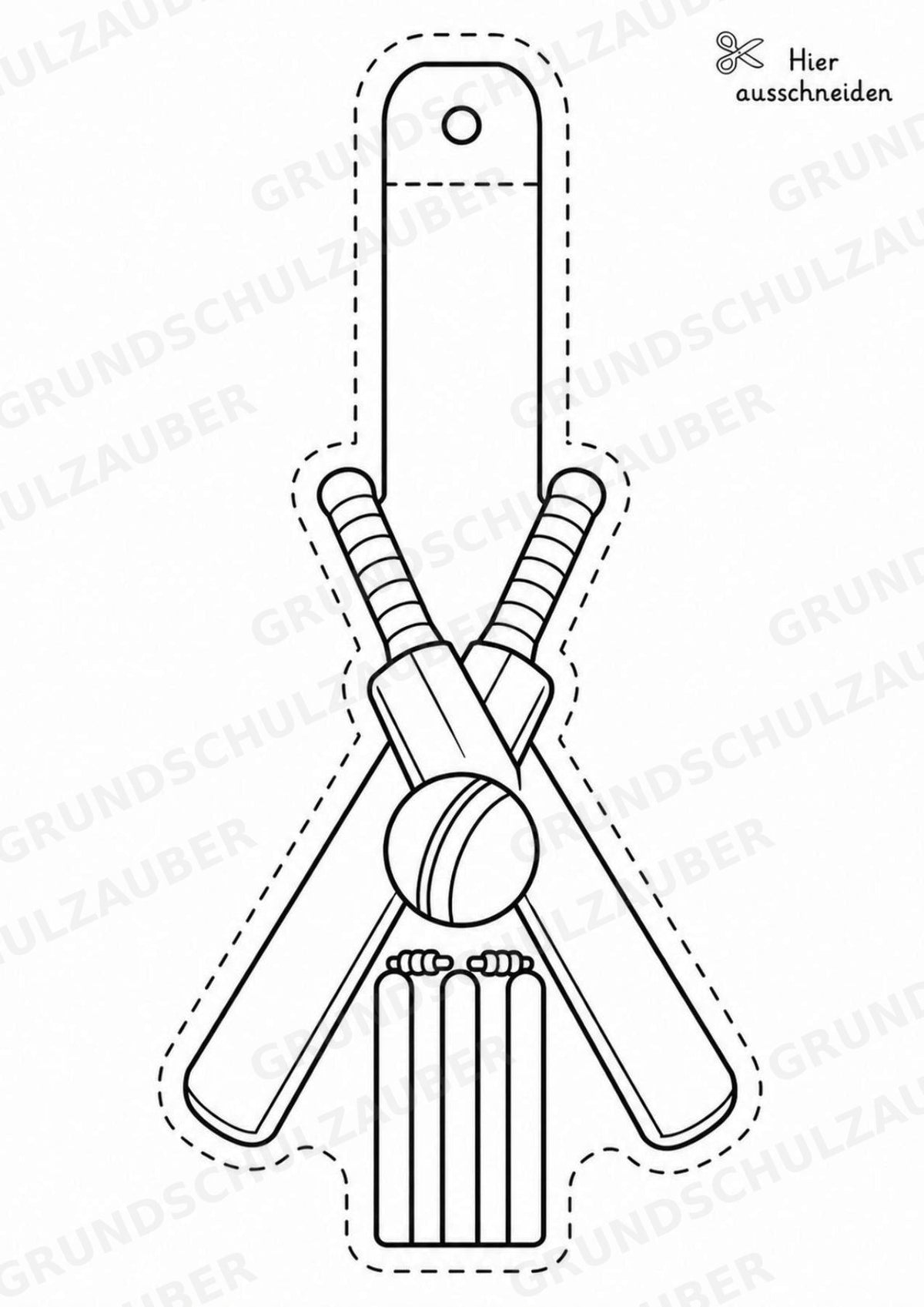 Cricket Girlande Fensterdeko Basteln Ausmalbild Ausschneiden 15 Vorlagen – Materialseite 2