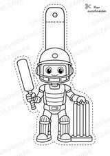 Cricket Girlande Fensterdeko Basteln Ausmalbild Ausschneiden 15 Vorlagen – Materialseite 12