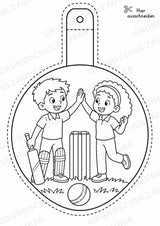 Cricket Girlande Fensterdeko Basteln Ausmalbild Ausschneiden 15 Vorlagen – Materialseite 16