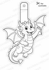 Drache Girlande Fensterdeko Basteln Ausmalbild Ausschneiden 15 Vorlagen – Materialseite 4