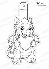 Drache Girlande Fensterdeko Basteln Ausmalbild Ausschneiden 15 Vorlagen – Materialseite 7