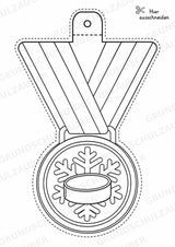 Eishockey – Fensterdeko – Basteln – Ausmalbild – Ausschneiden – 15 Vorlagen – Materialseite 15