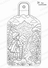 Elfenbeinküste – Fensterdeko – Basteln – Ausmalbild – Ausschneiden – 15 Vorlagen – Materialseite 12