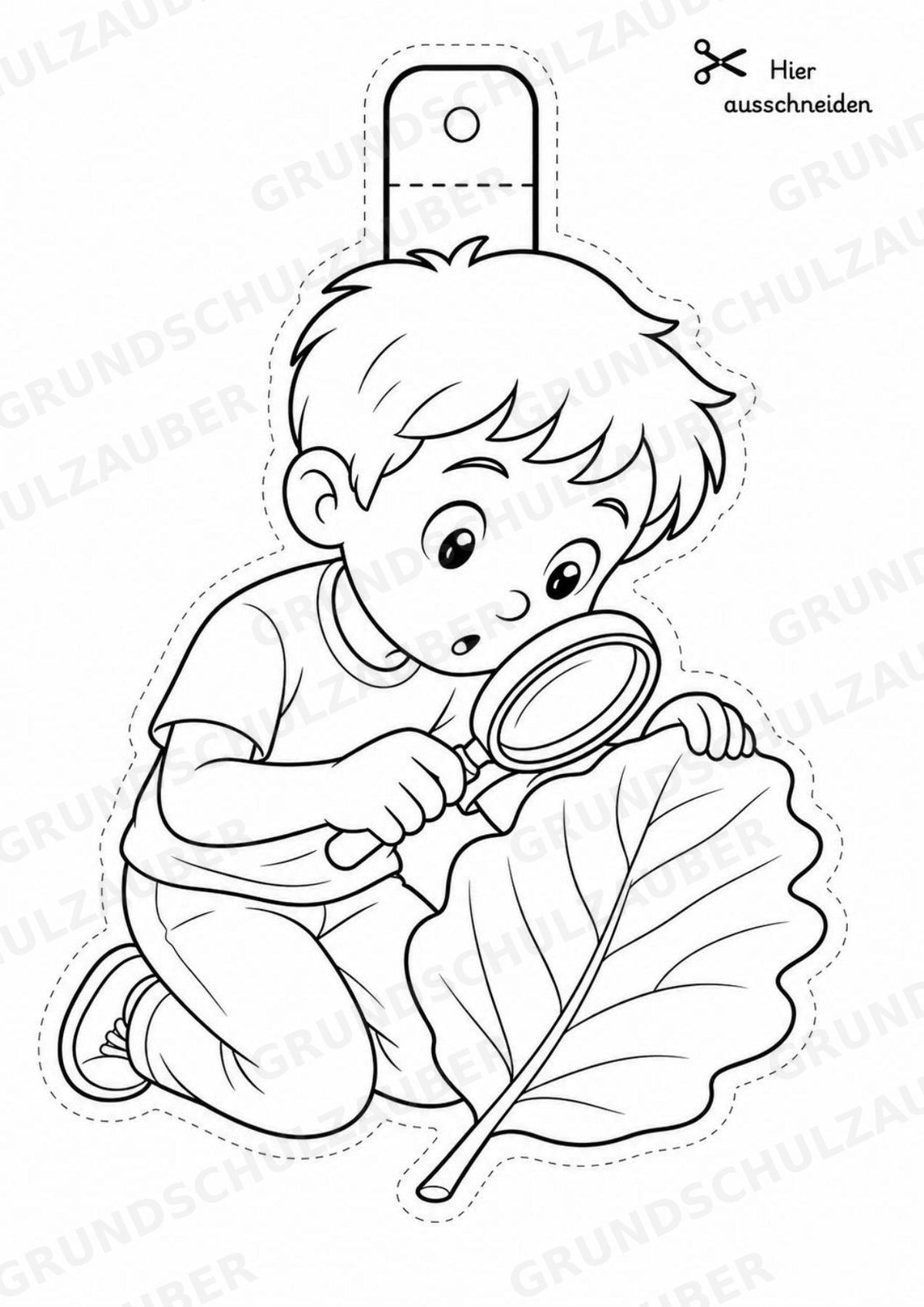 Emotionen – Fensterdeko – Basteln – Ausmalbild – Ausschneiden – 15 Vorlagen – Materialseite 10
