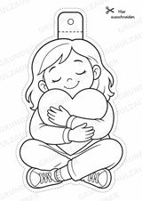 Emotionen – Fensterdeko – Basteln – Ausmalbild – Ausschneiden – 15 Vorlagen – Materialseite 11