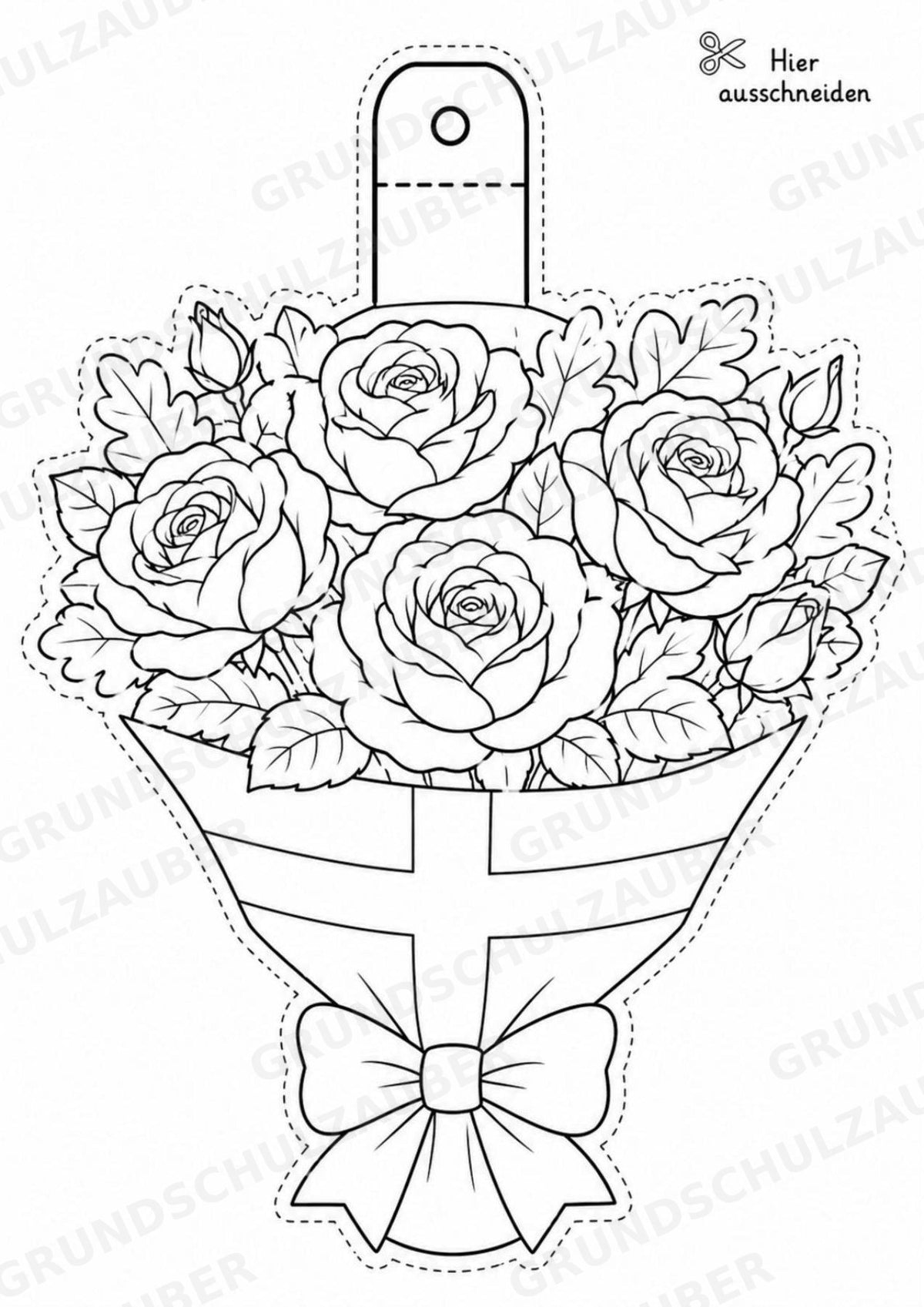 England – Fensterdeko – Basteln – Ausmalbild – Ausschneiden – 15 Vorlagen – Materialseite 11