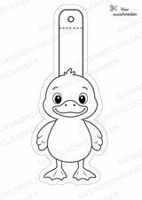 Ente – Fensterdeko – Basteln – Ausmalbild – Ausschneiden – 15 Vorlagen – Materialseite 2