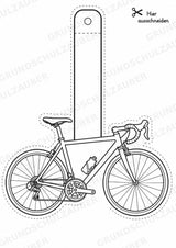Fahrräder – Fensterdeko – Basteln – Ausmalbild – Ausschneiden – 15 Vorlagen – Materialseite 4
