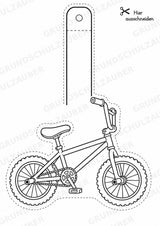 Fahrräder – Fensterdeko – Basteln – Ausmalbild – Ausschneiden – 15 Vorlagen – Materialseite 8
