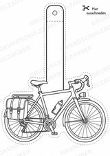 Fahrräder – Fensterdeko – Basteln – Ausmalbild – Ausschneiden – 15 Vorlagen – Materialseite 11