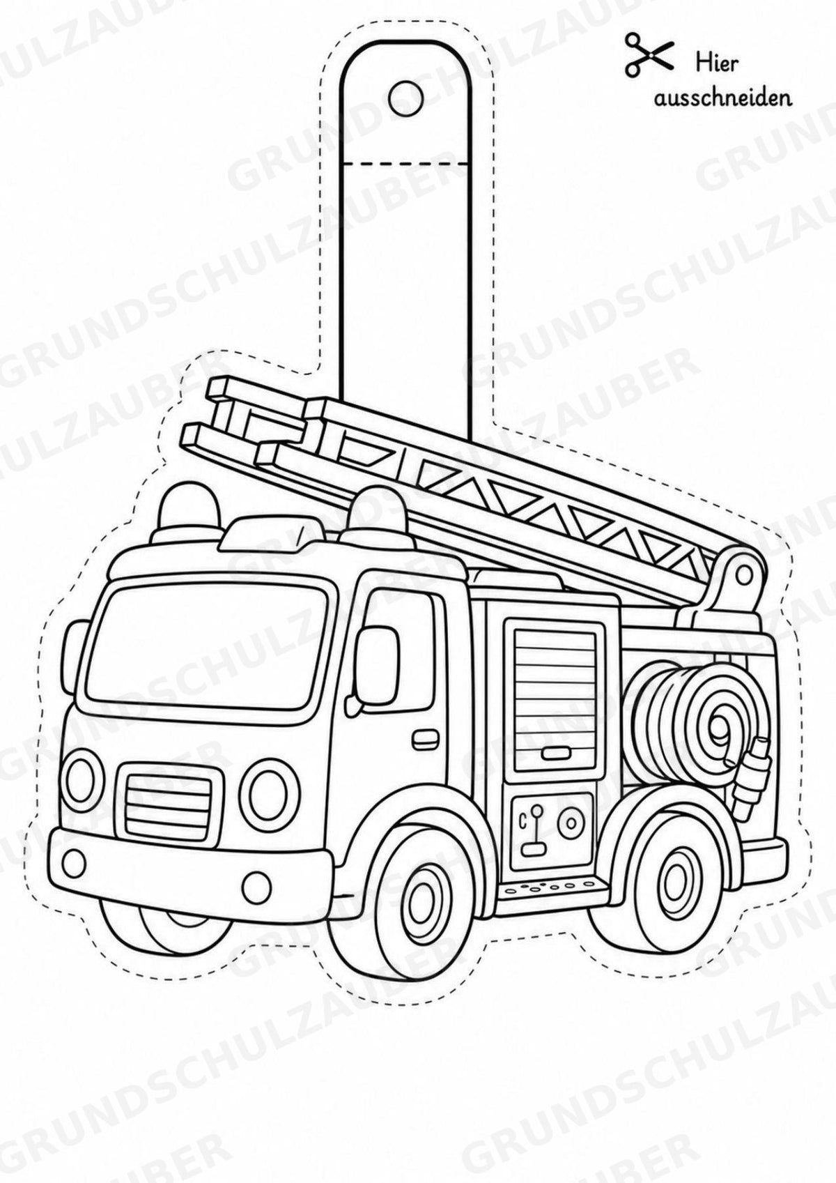 Fahrzeuge – Fensterdeko – Basteln – Ausmalbild – Ausschneiden – 15 Vorlagen – Materialseite 3