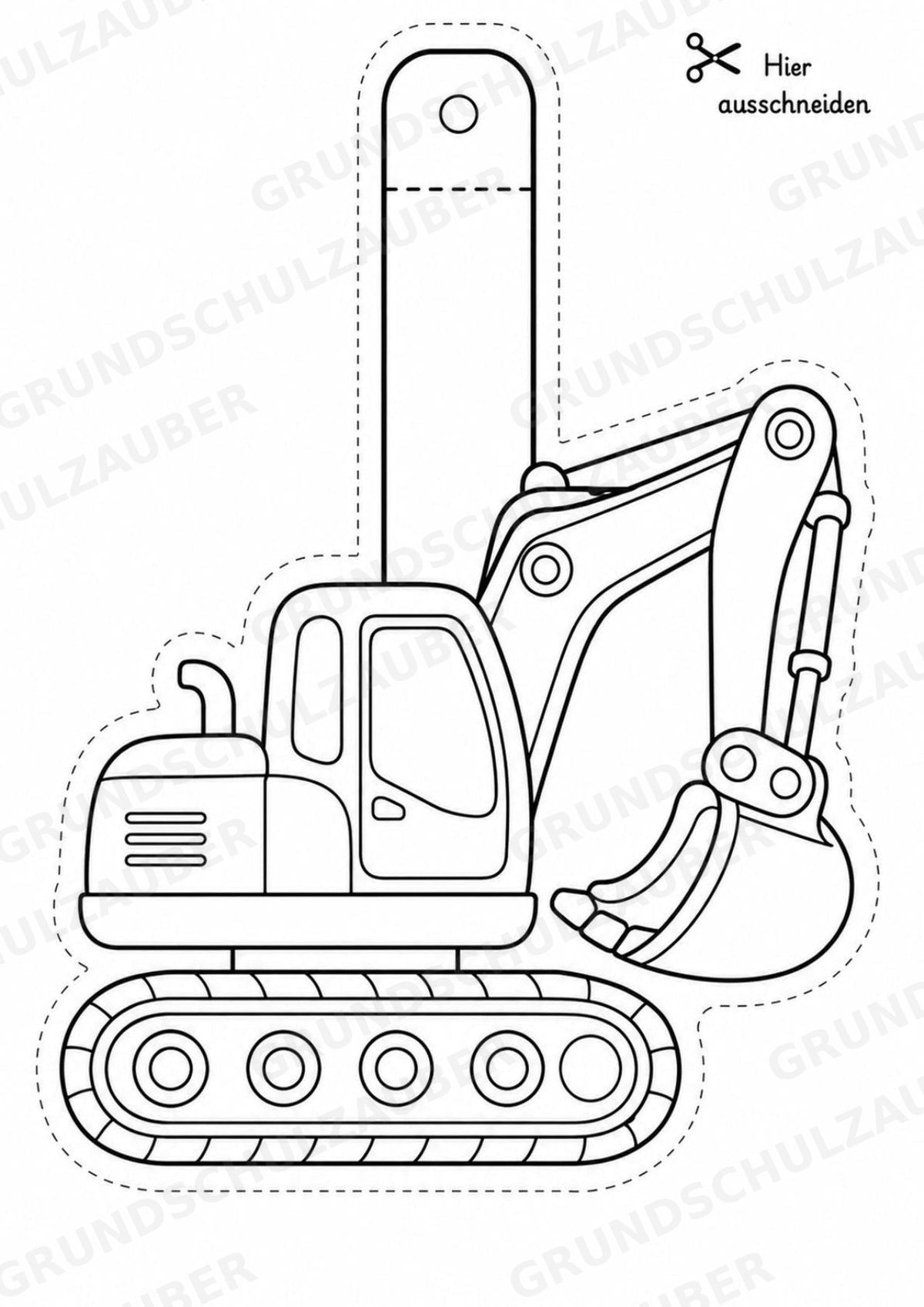 Fahrzeuge – Fensterdeko – Basteln – Ausmalbild – Ausschneiden – 15 Vorlagen – Materialseite 4