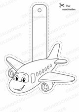 Fahrzeuge – Fensterdeko – Basteln – Ausmalbild – Ausschneiden – 15 Vorlagen – Materialseite 7