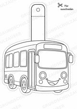 Fahrzeuge – Fensterdeko – Basteln – Ausmalbild – Ausschneiden – 15 Vorlagen – Materialseite 9