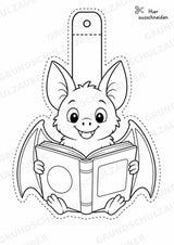 Fledermaus – Fensterdeko – Basteln – Ausmalbild – Ausschneiden – 15 Vorlagen – Materialseite 4