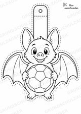 Fledermaus – Fensterdeko – Basteln – Ausmalbild – Ausschneiden – 15 Vorlagen – Materialseite 10