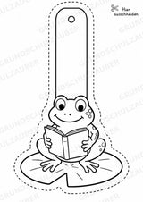 Frosch – Fensterdeko – Basteln – Ausmalbild – Ausschneiden – 15 Vorlagen – Materialseite 14