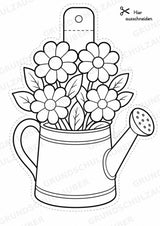 Frühling – Fensterdeko – Basteln – Ausmalbild – Ausschneiden – 15 Vorlagen – Materialseite 5