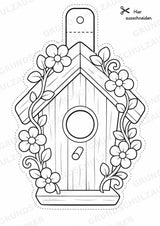Frühling – Fensterdeko – Basteln – Ausmalbild – Ausschneiden – 15 Vorlagen – Materialseite 14