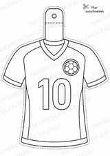 Fußball – Fensterdeko – Basteln – Ausmalbild – Ausschneiden – 15 Vorlagen – Materialseite 6
