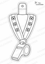 Fußball – Fensterdeko – Basteln – Ausmalbild – Ausschneiden – 15 Vorlagen – Materialseite 9