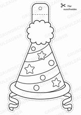 Geburtstag – Fensterdeko – Basteln – Ausmalbild – Ausschneiden – 15 Vorlagen – Materialseite 5