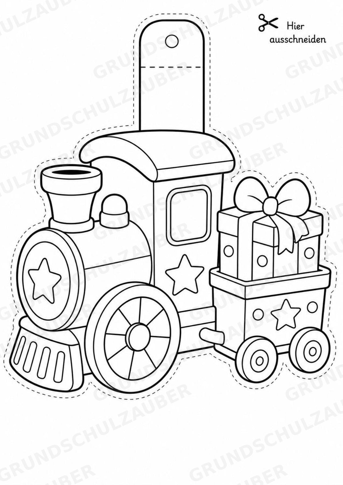 Geburtstag – Fensterdeko – Basteln – Ausmalbild – Ausschneiden – 15 Vorlagen – Materialseite 14