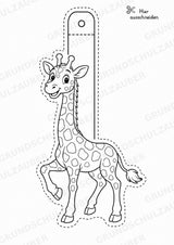 Giraffe – Fensterdeko – Basteln – Ausmalbild – Ausschneiden – 15 Vorlagen – Materialseite 11