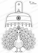 Indien – Fensterdeko – Basteln – Ausmalbild – Ausschneiden – 15 Vorlagen – Materialseite 5