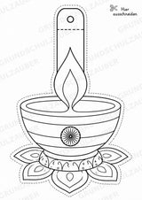 Indien – Fensterdeko – Basteln – Ausmalbild – Ausschneiden – 15 Vorlagen – Materialseite 8