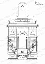 Indien – Fensterdeko – Basteln – Ausmalbild – Ausschneiden – 15 Vorlagen – Materialseite 15