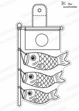 Japan – Fensterdeko – Basteln – Ausmalbild – Ausschneiden – 15 Vorlagen – Materialseite 8