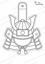 Japan – Fensterdeko – Basteln – Ausmalbild – Ausschneiden – 15 Vorlagen – Materialseite 10