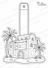 Jordanien – Fensterdeko – Basteln – Ausmalbild – Ausschneiden – 15 Vorlagen – Materialseite 12